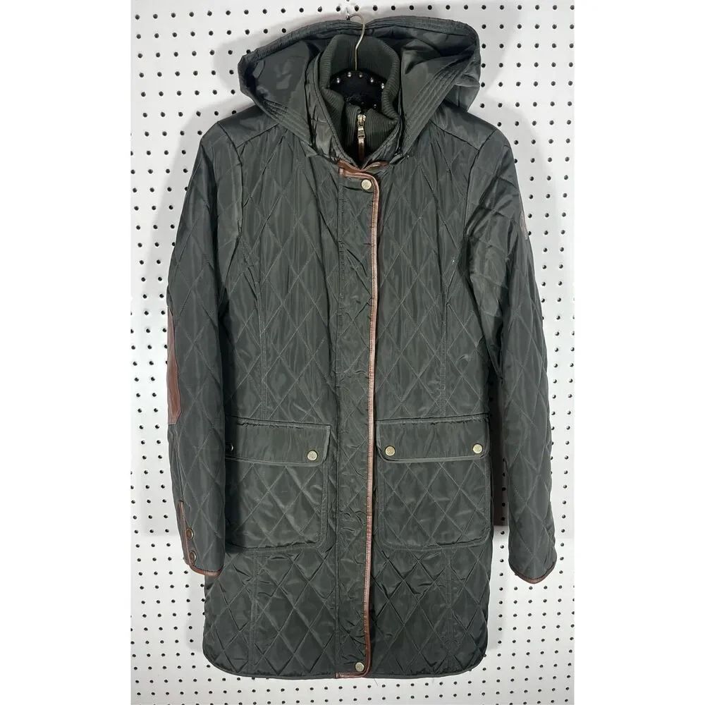 Lauren Ralph Lauren quilted hooded parka jacket size S